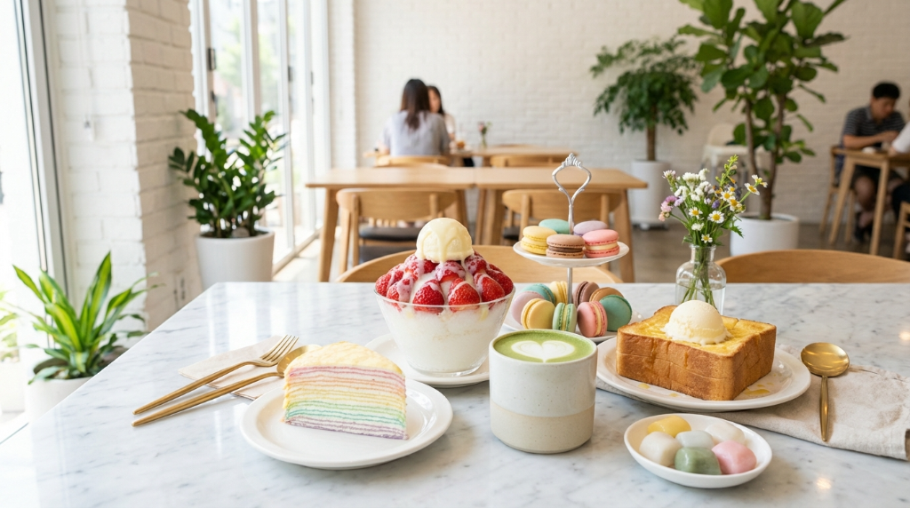 カフェの温かみのある空間